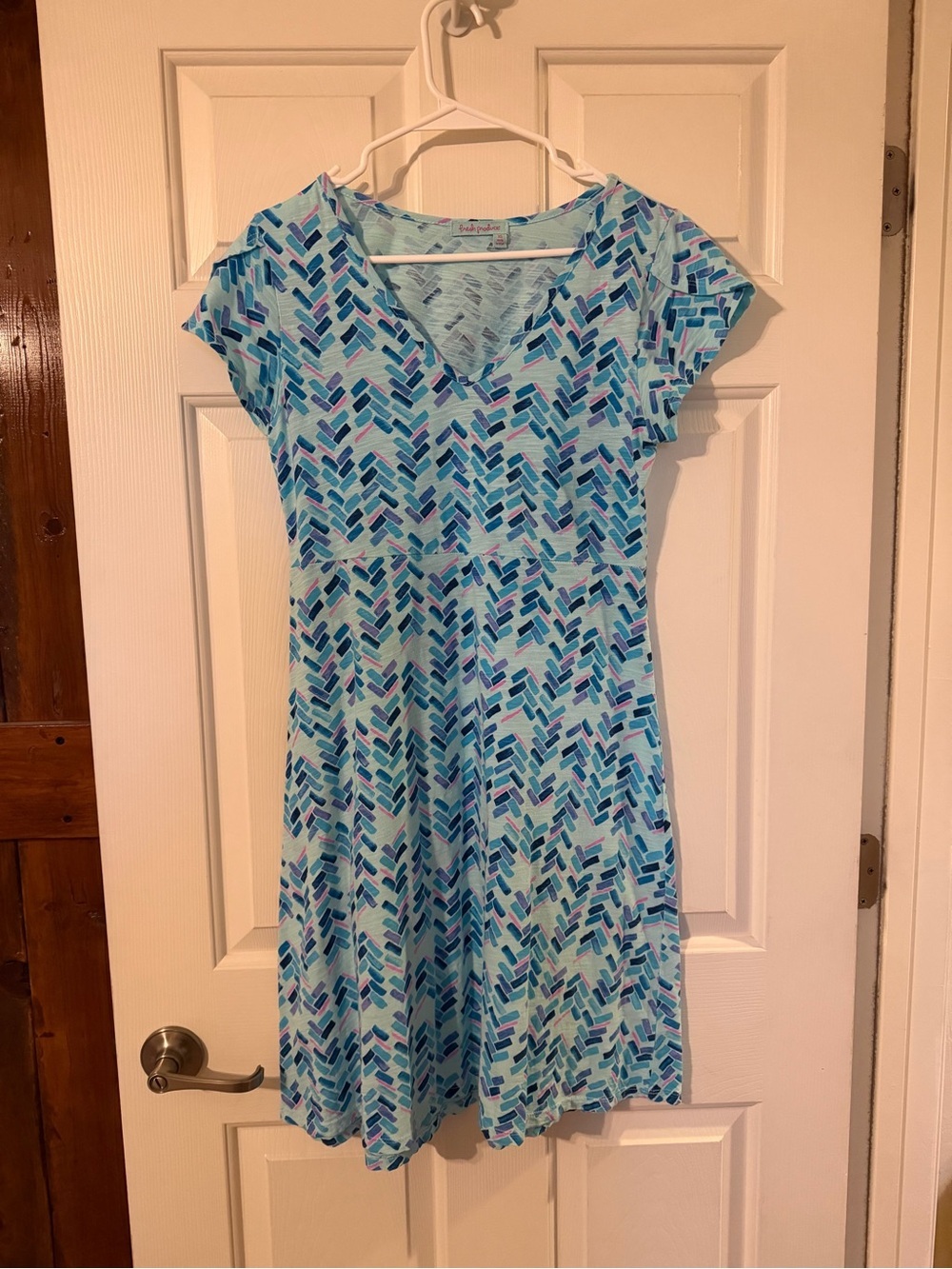 Fresh Produce 100% Cotton Amelia Maritime Mosaic Sundress - size XS